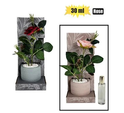 Diffuser flower pot rose 30cm